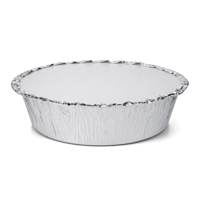 Barquette aluminium ronde avec couvercle